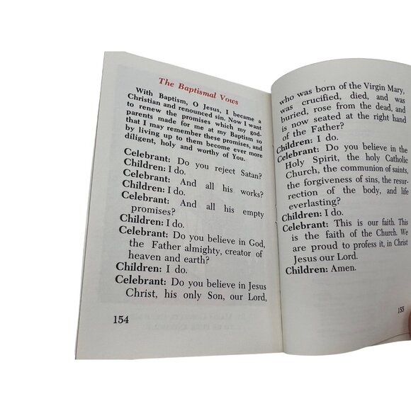 I Pray With Jesus Prayer Book Daughters Of St. Paul Plastic Cover 1983 5.25x3.5" - Picture 9 of 10